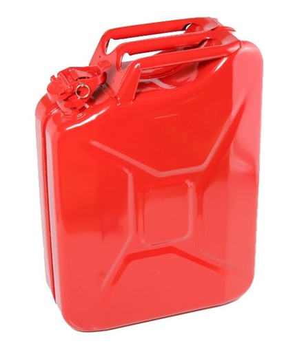 10l litre red metal jerry - litre,