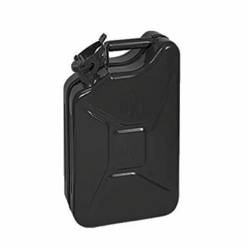 10l litre black metal jerry - litre,