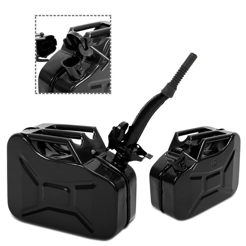 10l litre black metal jerry - litre,