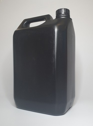 5000ml black hdpe - (5,